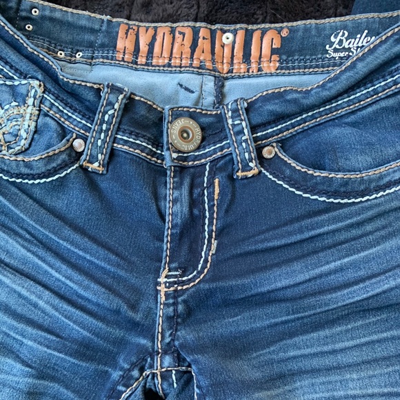 Hydraulic Jeans Hydraulic Skinny Jeans Dark Wash Bailey Fit Poshmark